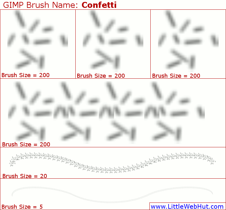 Confetti Brush